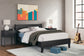 Socalle Full Platform Bed with Dresser and Nightstand