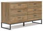 Deanlow Full Panel Headboard with Dresser, Chest and Nightstand